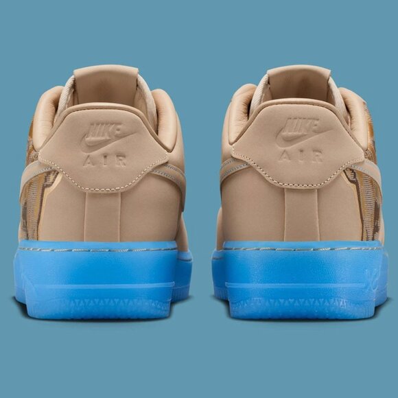 Nike Air Force 1 Low Protro Kobe Bryant Linen IH1018-200 Linen/University Blue - Picture 7 of 9